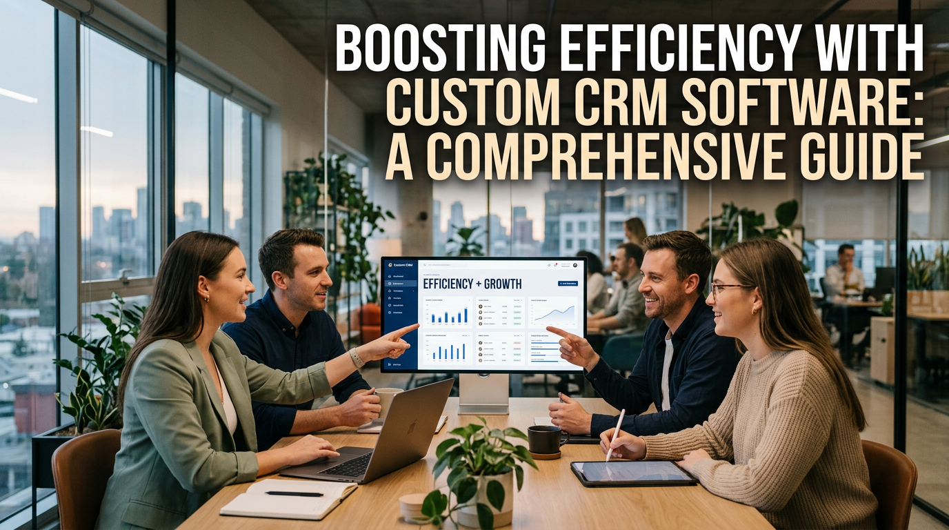 Boosting Efficiency with Custom CRM Software: A Comprehensive Guide