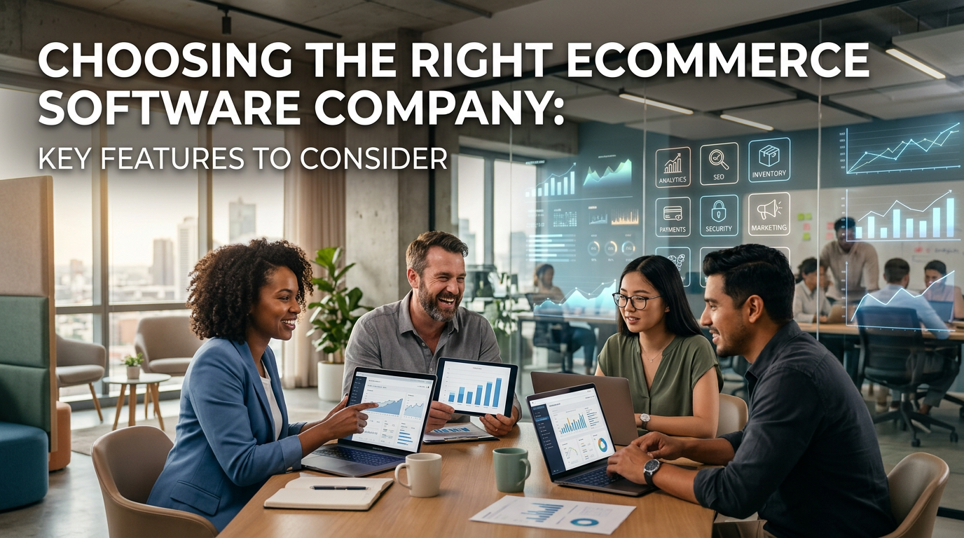 Choosing the Right Ecommerce Software Company: Key Features to Consider