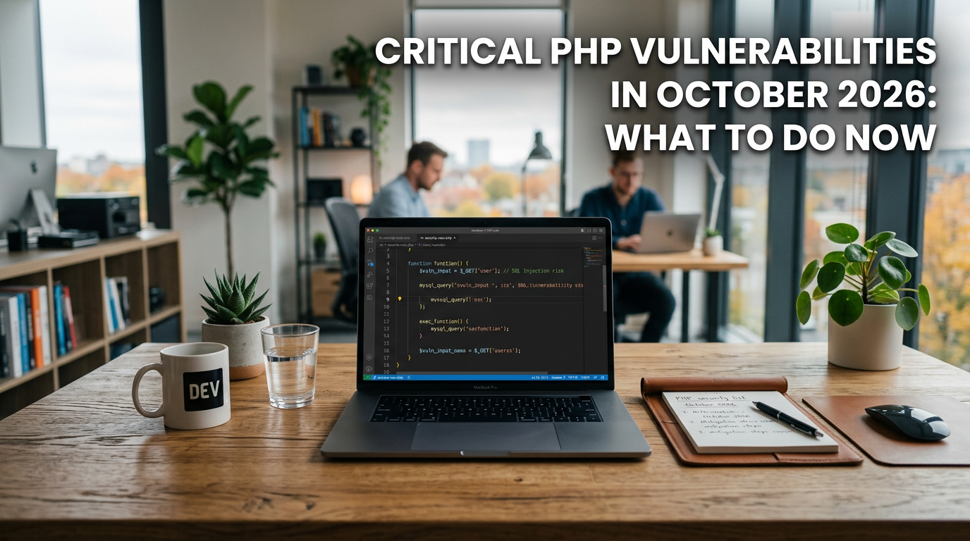 Critical PHP Vulnerabilities in October 2026: What to Do Now