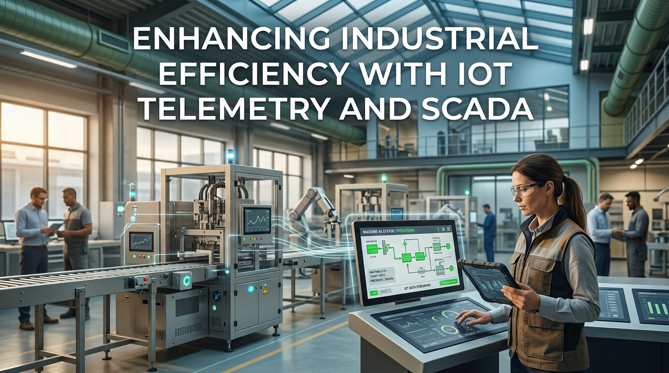 Enhancing Industrial Efficiency with IoT Telemetry and SCADA
