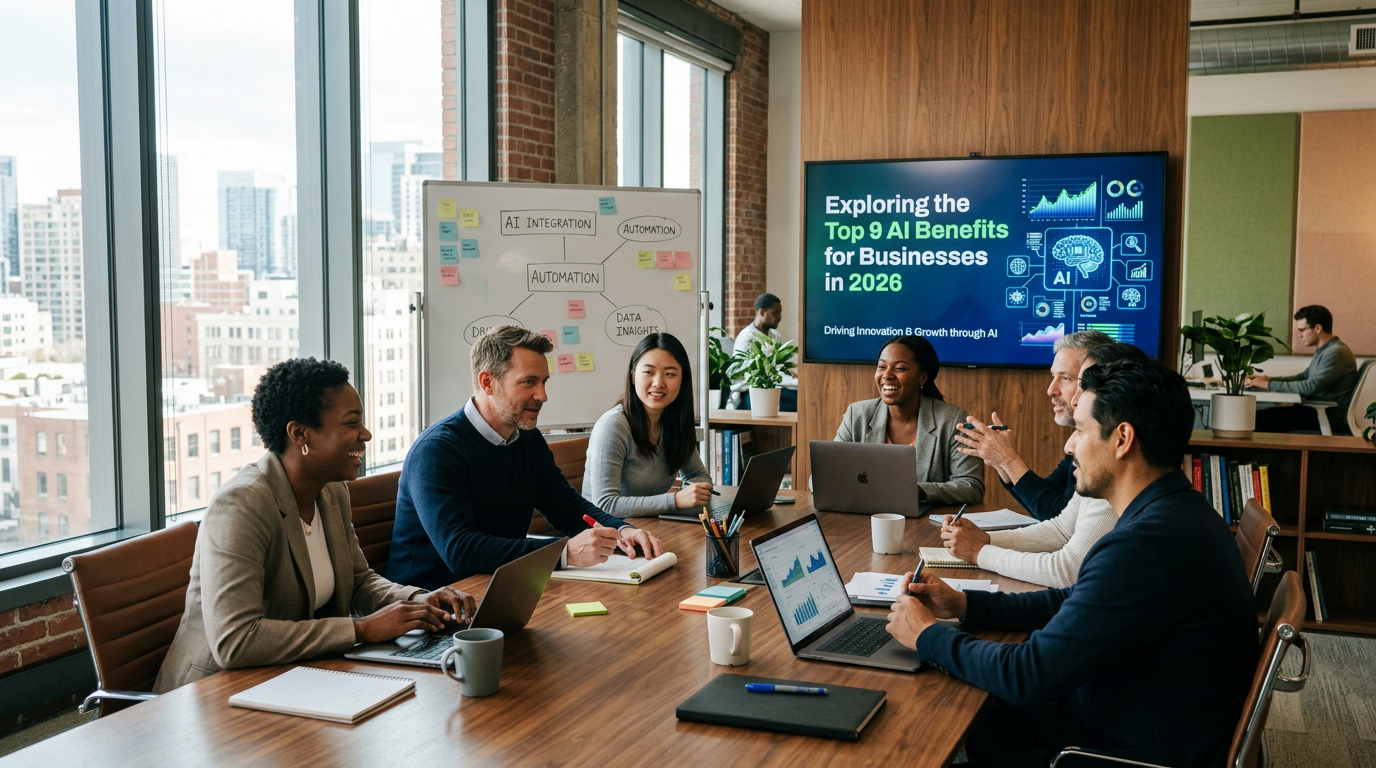 Exploring the Top 9 AI Benefits for Businesses in 2026