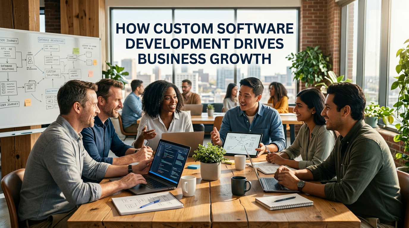 How Custom Software Development Drives Business Growth
