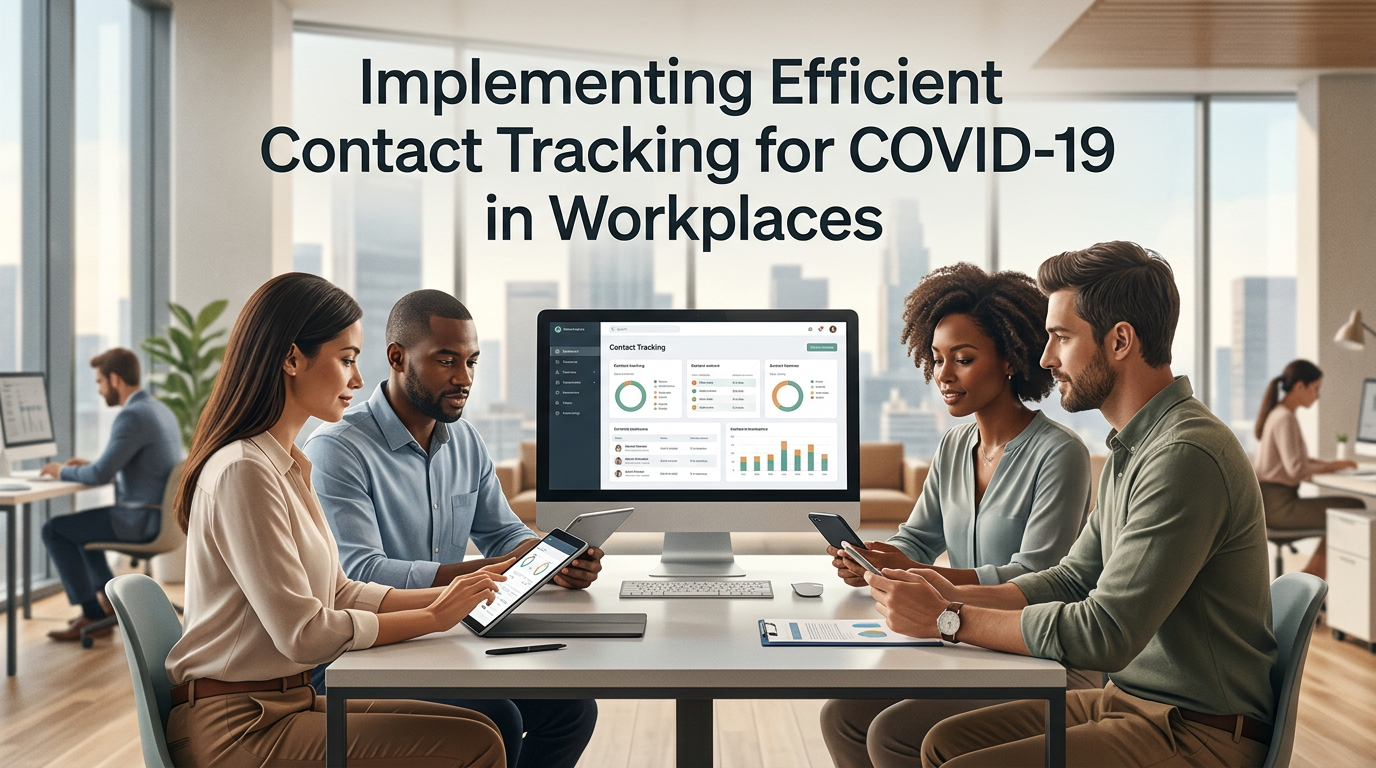 Implementing Efficient Contact Tracking for COVID-19 in Workplaces