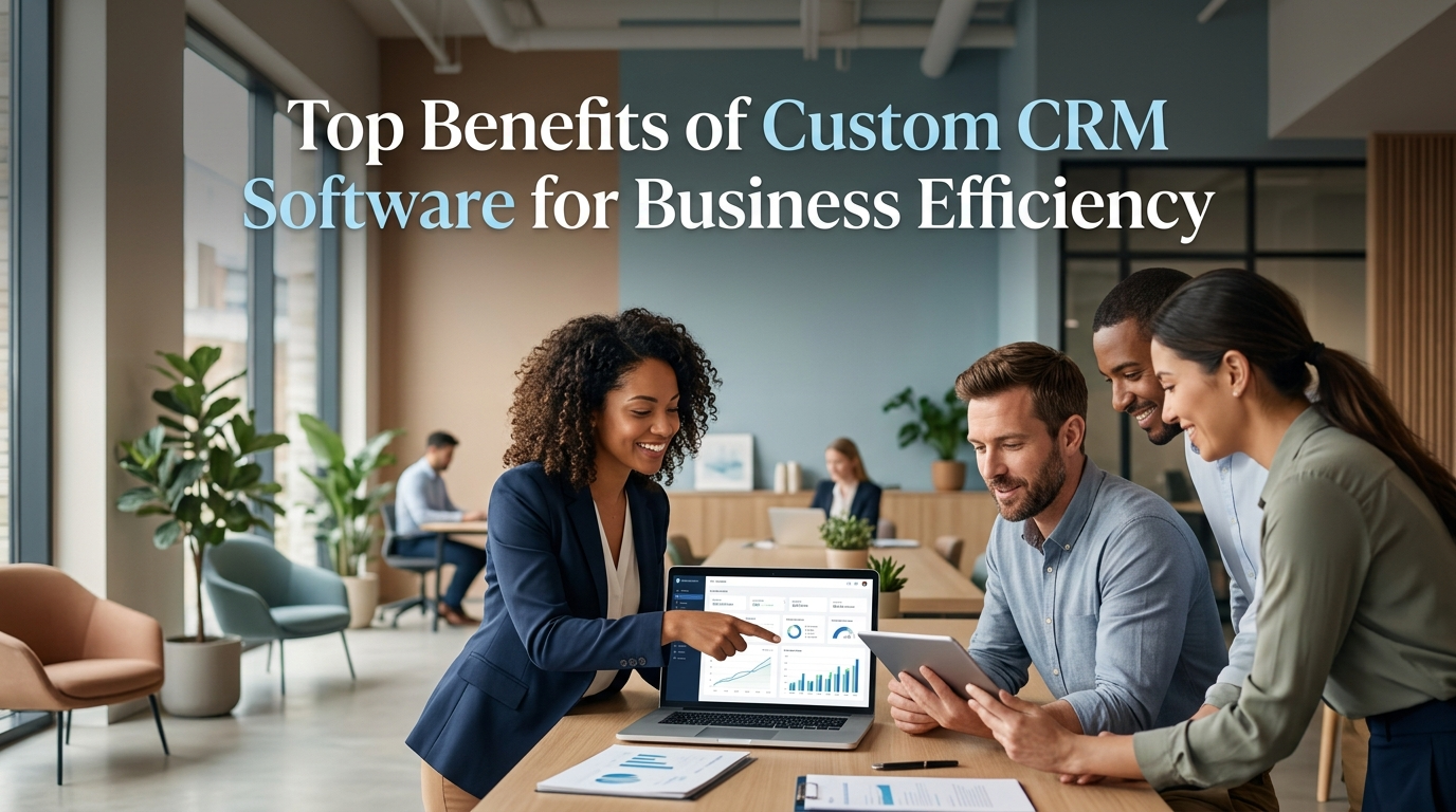 Top Benefits of Custom CRM Software for Business Efficiency