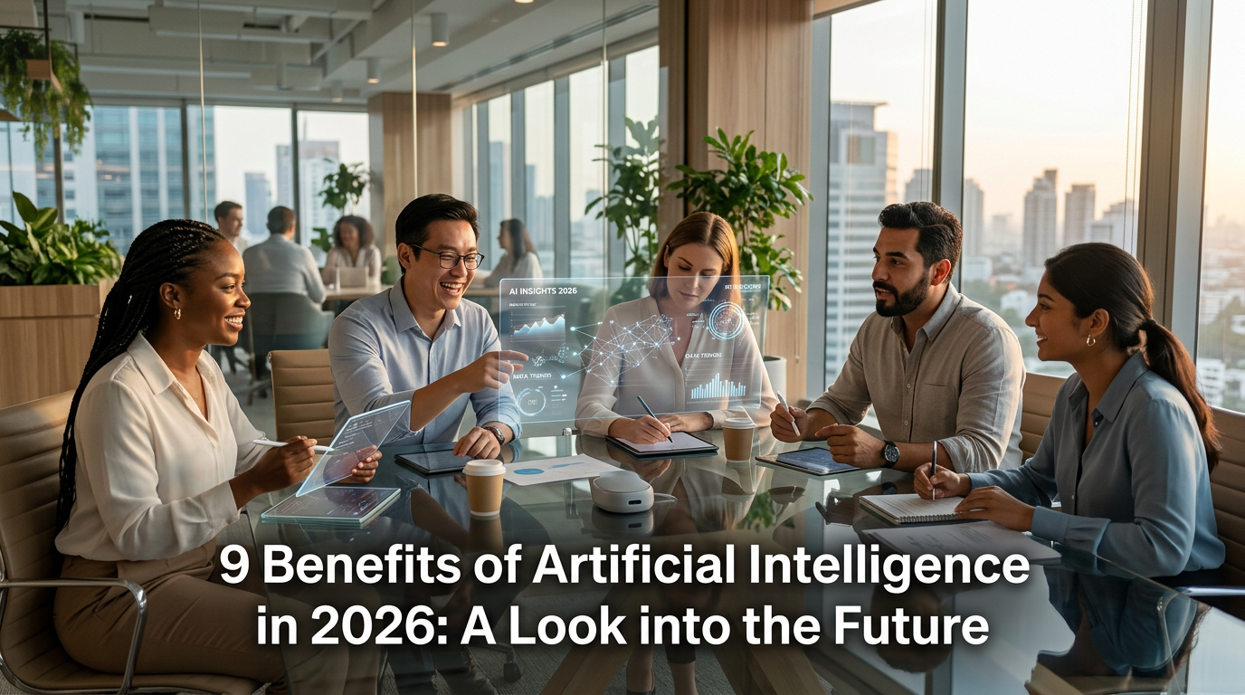 9 Benefits of Artificial Intelligence in 2026: A Look into the Future
