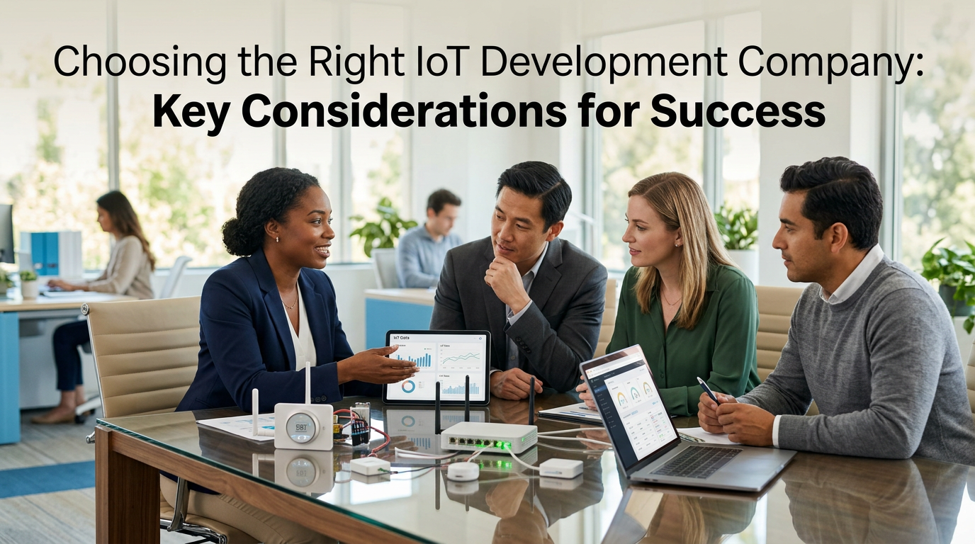 Choosing the Right IoT Development Company: Key Considerations for Success