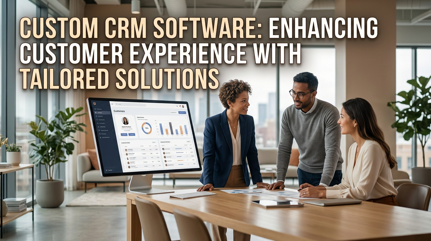 Custom CRM Software: Enhancing Customer Experience with Tailored Solutions