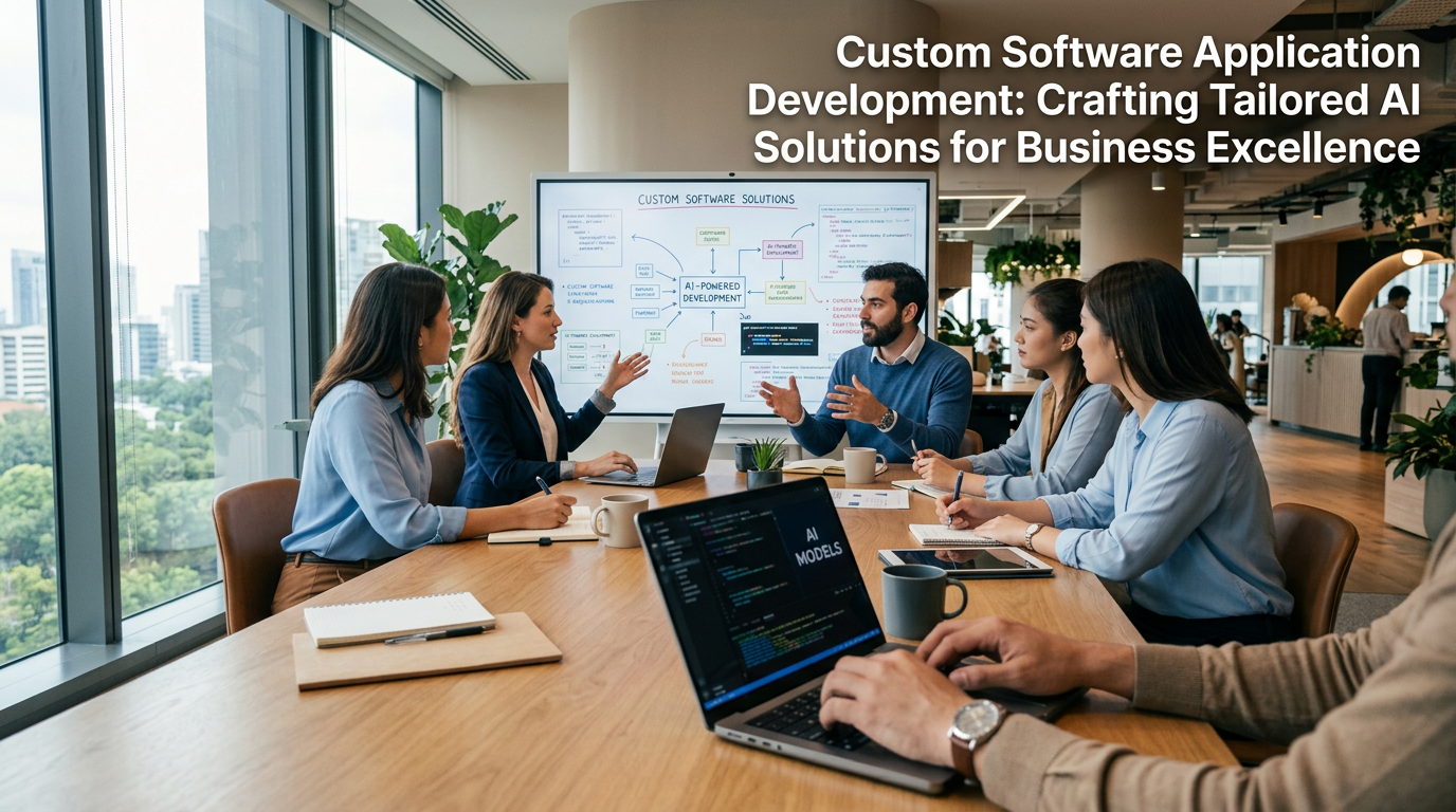 Custom Software Application Development: Crafting Tailored AI Solutions for Business Excellence