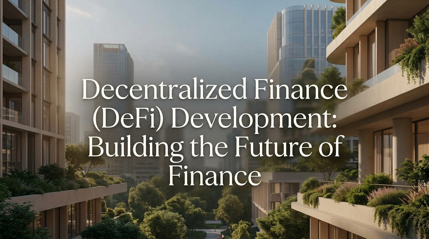 Decentralized Finance (DeFi) Development: Building the Future of Finance