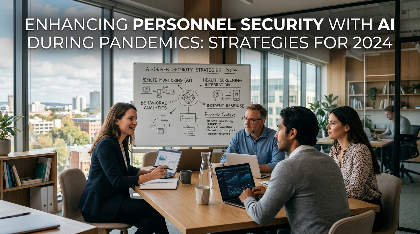 Enhancing Personnel Security with AI During Pandemics: Strategies for 2024