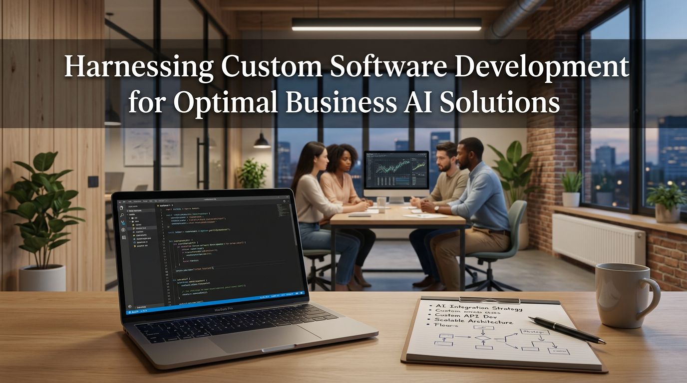 Harnessing Custom Software Development for Optimal Business AI Solutions
