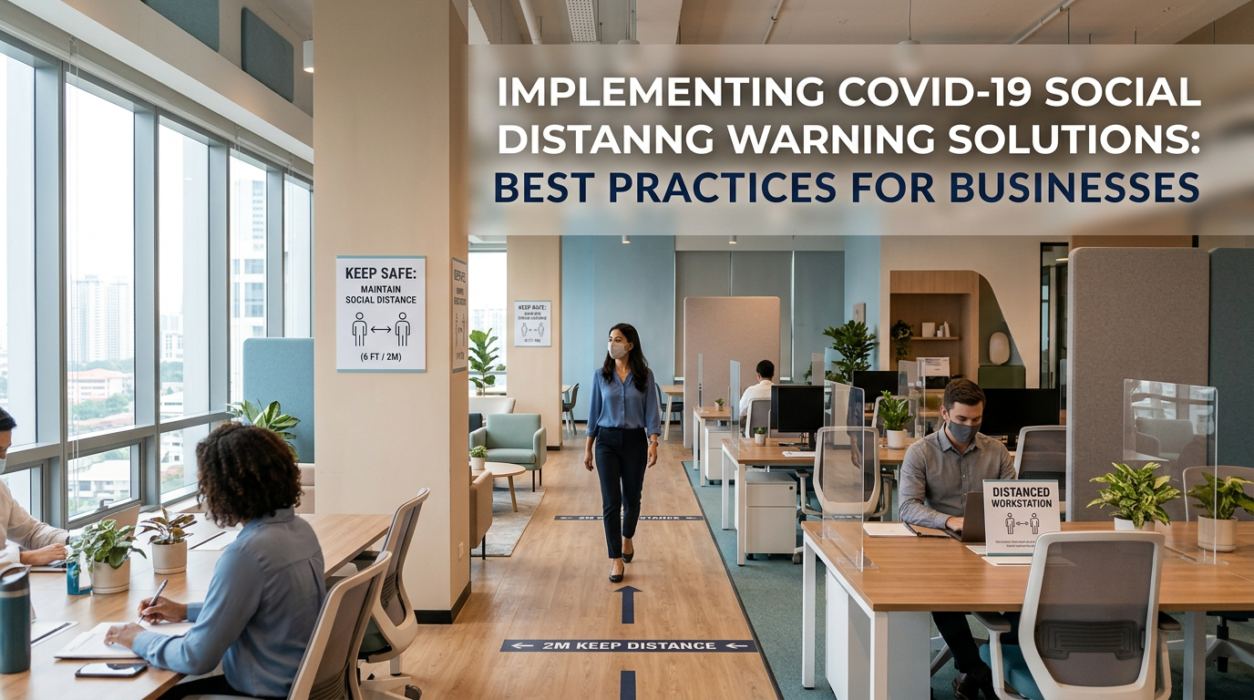 Implementing Covid-19 Social Distancing Warning Solutions: Best Practices for Businesses