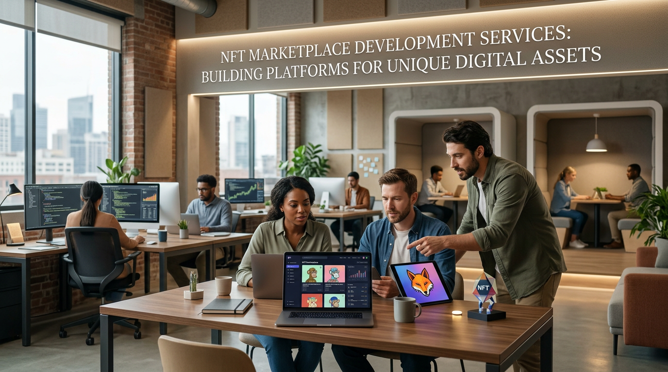 NFT Marketplace Development Services: Building Platforms for Unique Digital Assets