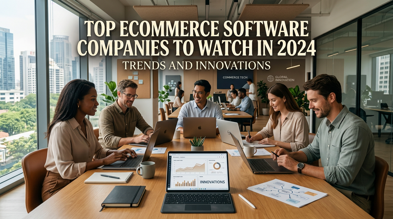Top Ecommerce Software Companies to Watch in 2024: Trends and Innovations